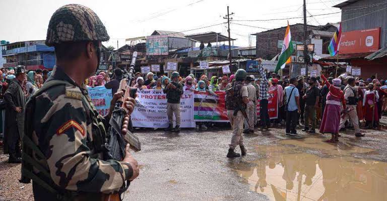 Probe sought into burning of Christian houses, church in Manipur